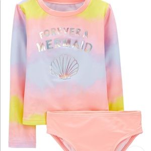 OshKosh Mermaid Rashguard Set